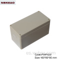 Caja de conexiones de montaje en superficie caja de caja eléctrica abs caja de conexiones de plástico impermeable caja de conexiones para exteriores PWP020 con 160 * 80 * 85 mm
